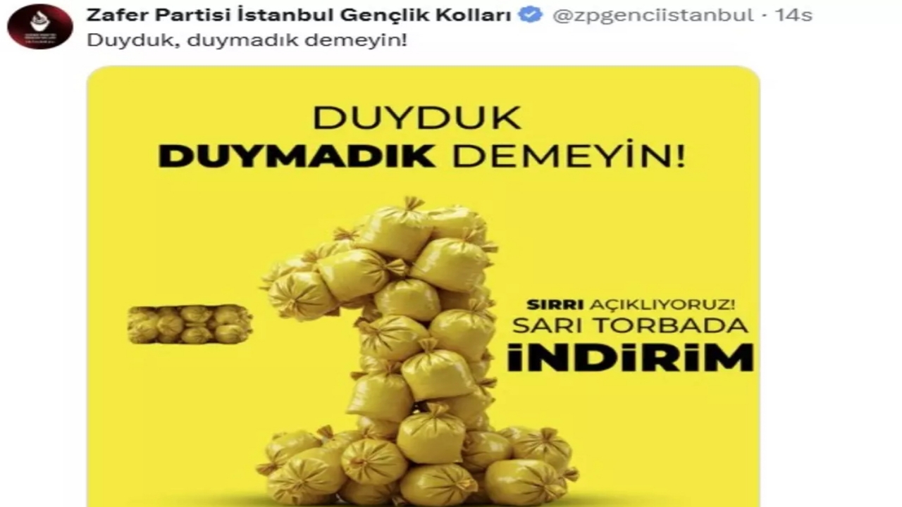 Foto - O parti, Sırrı Süreyya Önder için öyle bir paylaşım yaptı ki, ortalık çok fena karıştı! "Sarı torba" göndermesi olay oldu