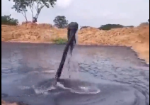 Foto - O şehrimizden petrol fışkırıyor! Kimseler neler olduğunu anlayamadı, görüntüler Türkiye'yi ayağa kaldırdı