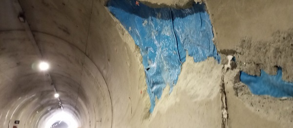 Foto - O tünelde çatlaklar oluştu!