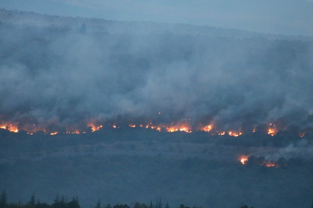 Foto - O ülkede başlayan yangın Türkiye sınırına dayandı! 'Yangın bir şehir büyüklüğünde'