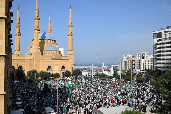 Foto - O ülkede binler Gazze için yürüdü