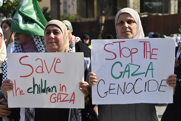 Foto - O ülkede binler Gazze için yürüdü