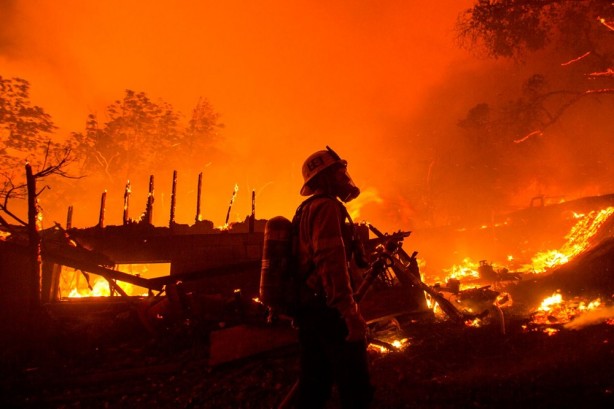 Foto - O ülkede büyük felaket! Dumanlar 100 kilometre öteden görülüyor