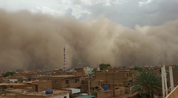 Foto - O ülkeyi kum fırtınası vurdu! 