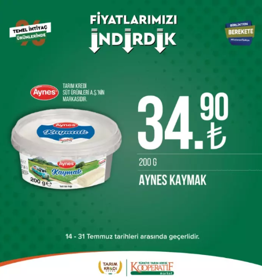 Foto - O ürünleri alana süt bedava! Tarım Kredi'den indirim fırtınası