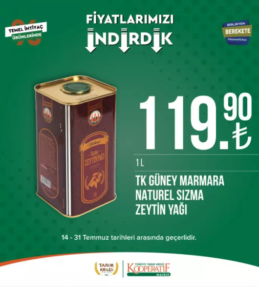 Foto - O ürünleri alana süt bedava! Tarım Kredi'den indirim fırtınası