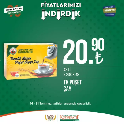 Foto - O ürünleri alana süt bedava! Tarım Kredi'den indirim fırtınası