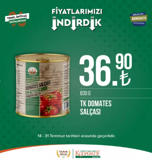 Foto - O ürünleri alana süt bedava! Tarım Kredi'den indirim fırtınası