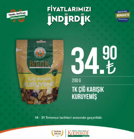 Foto - O ürünleri alana süt bedava! Tarım Kredi'den indirim fırtınası