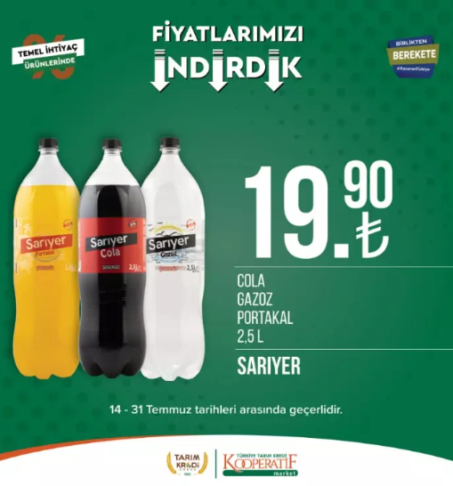 Foto - O ürünleri alana süt bedava! Tarım Kredi'den indirim fırtınası