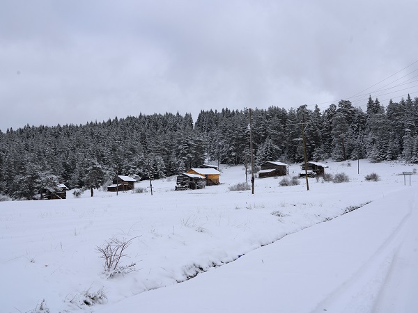 Foto - O yayladan kartpostallık kış görüntüleri