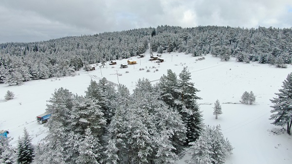 Foto - O yayladan kartpostallık kış görüntüleri