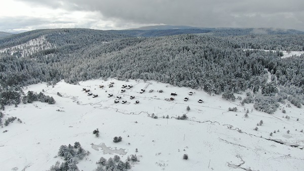 Foto - O yayladan kartpostallık kış görüntüleri