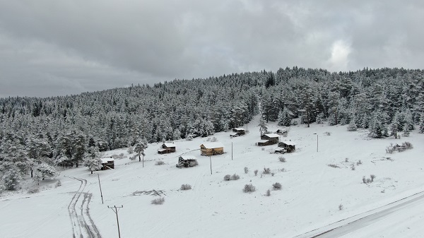 Foto - O yayladan kartpostallık kış görüntüleri