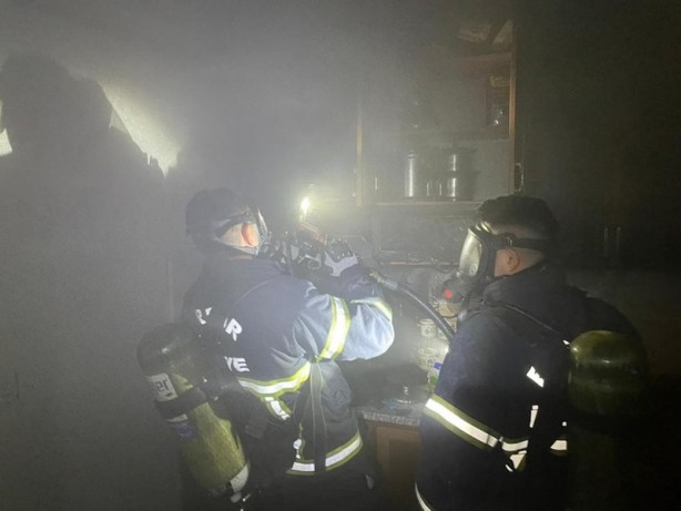 Foto - Ocakta unutulan süt evi yaktı, faciadan dönüldü