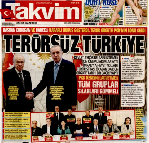 Foto - Öcalan çağrıyı yaptı! Türk medyası böyle gördü… O gazete neden üzgün?