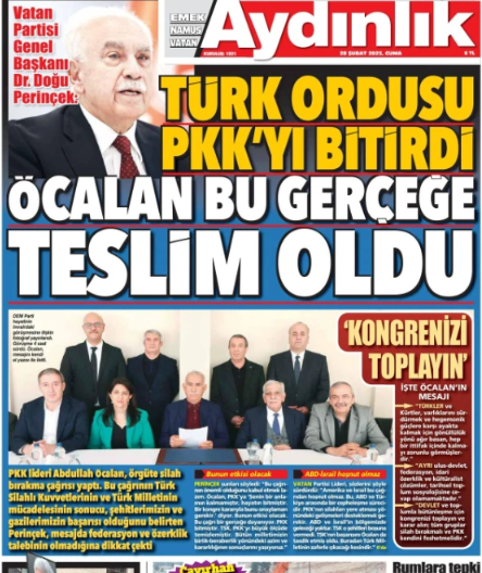 Foto - Öcalan çağrıyı yaptı! Türk medyası böyle gördü… O gazete neden üzgün?