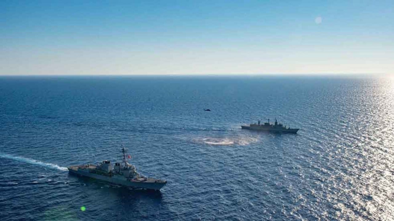 Ödleri koptu: Türk savaş gemisinin müdahalesine maruz kaldık, gemiyi geri çektik