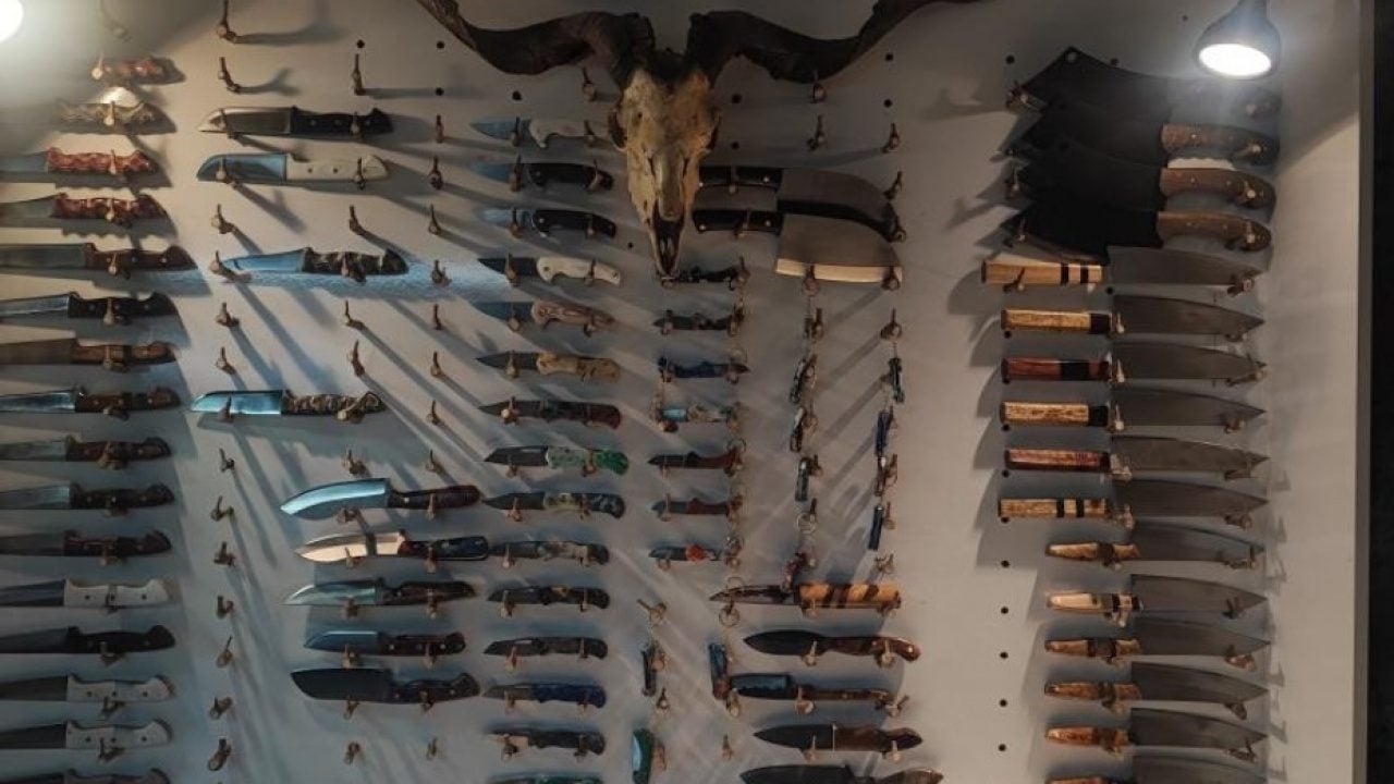 Foto - Odunluğu sanat atölyesine çevirdi! Hurda metallere hayat veriyor