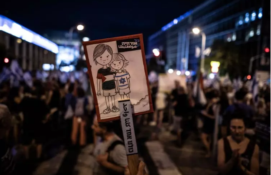 Foto - Öfke büyüyor! On binlerce İsrailli sokağa indi