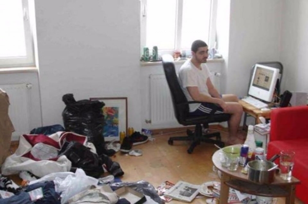 Foto - Öğrenci evlerinden komik manzaralar