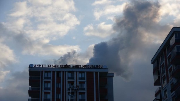 Foto - Öğrenci yurdundaki yangın korkuttu
