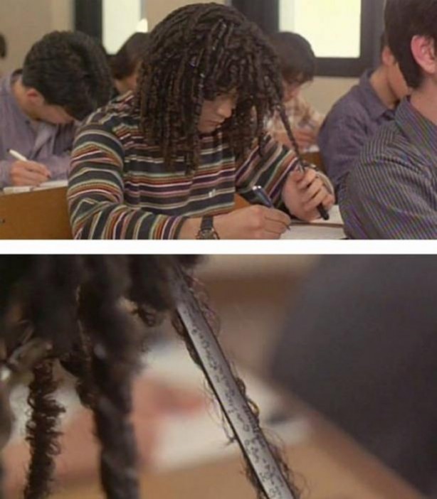 Foto - Öğrencilerin akılalmaz kopya çekme yöntemleri