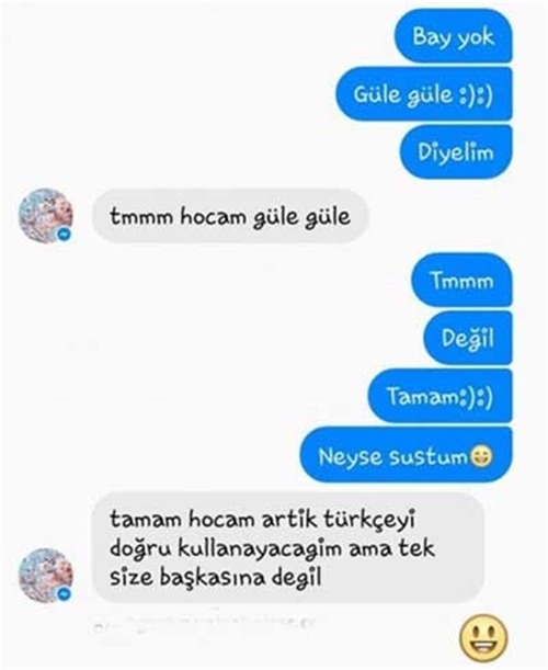 Foto - Öğretmen-öğrenci mesajları güldürüyor