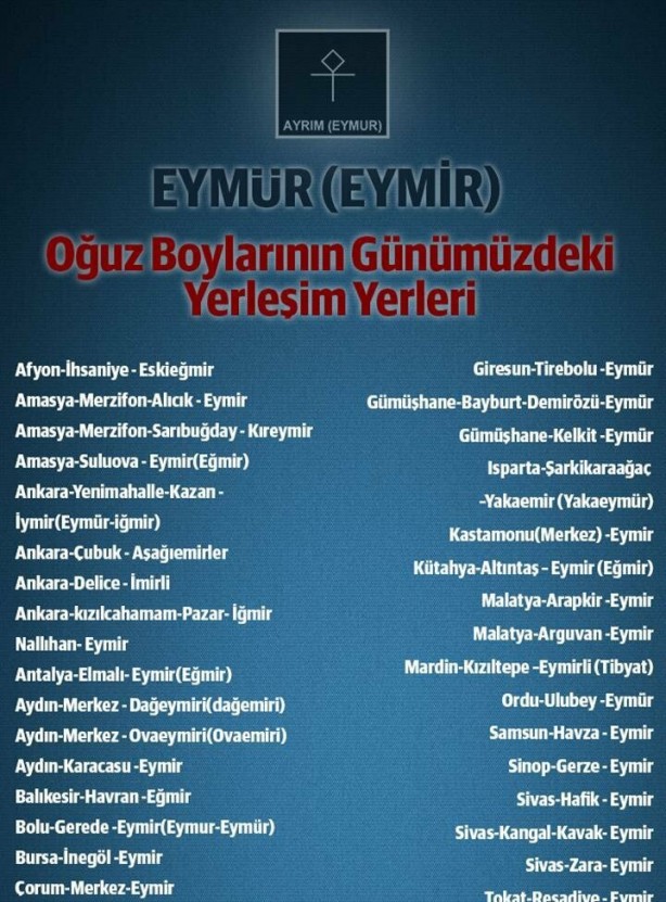 Foto - Oğuzlar'ın hangi Türk boyundansınız? İşte merak edilen sorunun cevabı...