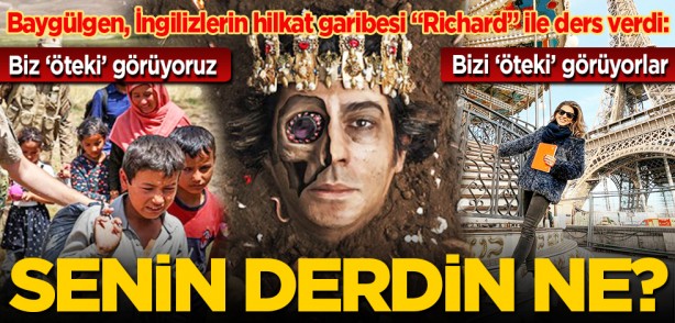 Okan Bayülgen, İngilizlerin hilkat garibesi ‘Richard’ ile ders verdi: Biz öteki görüyoruz, bizi ‘öteki’ görüyorlar... Senin derdin ne?