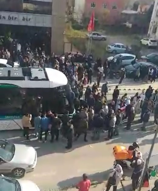 Foto - Okul çıkışında feci kaza!