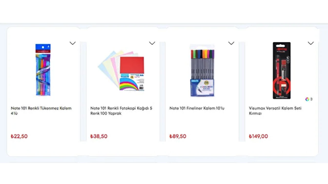 Foto - Okul malzemeleri için fırsatlar! A101'de 4 Eylül 2025 indirimleri dolu dolu geliyor