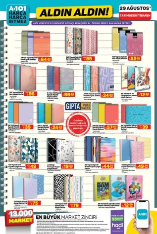 Foto - Okul öncesi ürünlerde son fırsat! A101 dev indirimlerini açıkladı