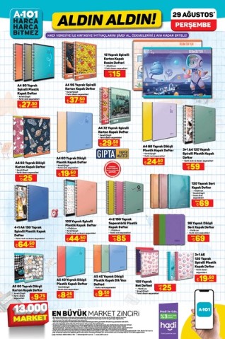 Foto - Okul öncesi ürünlerde son fırsat! A101 dev indirimlerini açıkladı