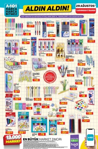 Foto - Okul öncesi ürünlerde son fırsat! A101 dev indirimlerini açıkladı