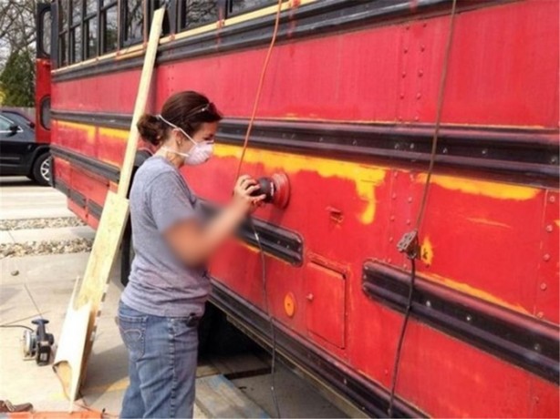 Foto - Okul otobüsünden ev yaptılar