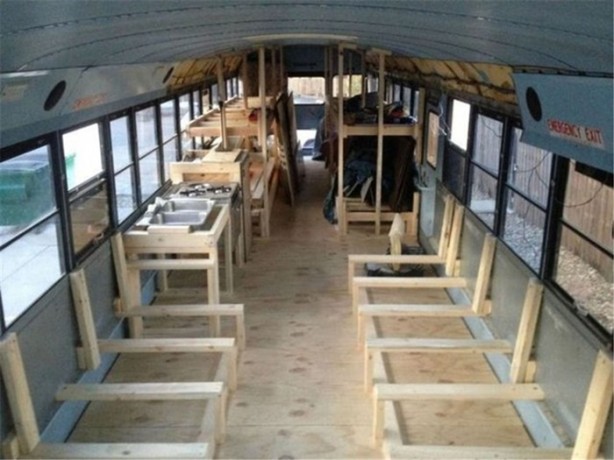 Foto - Okul otobüsünden ev yaptılar