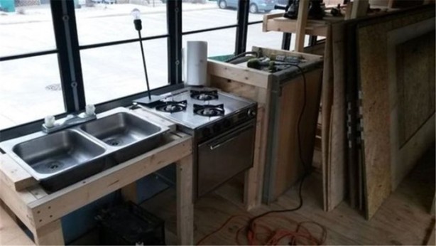 Foto - Okul otobüsünden ev yaptılar