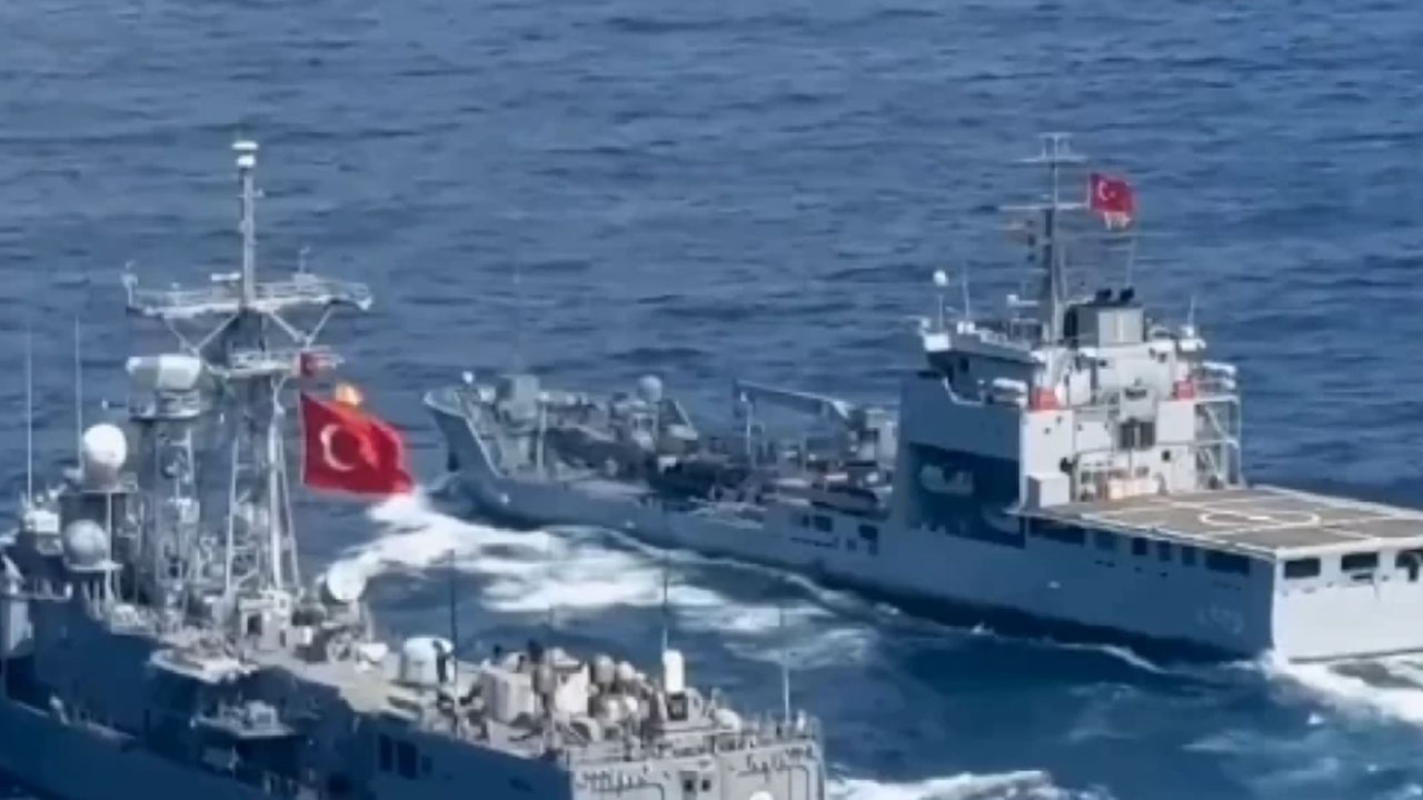 Olası saldırı tehlikesine karşı Türk savaş gemileri bölgede! Denizin altında harıl harıl aranıyor