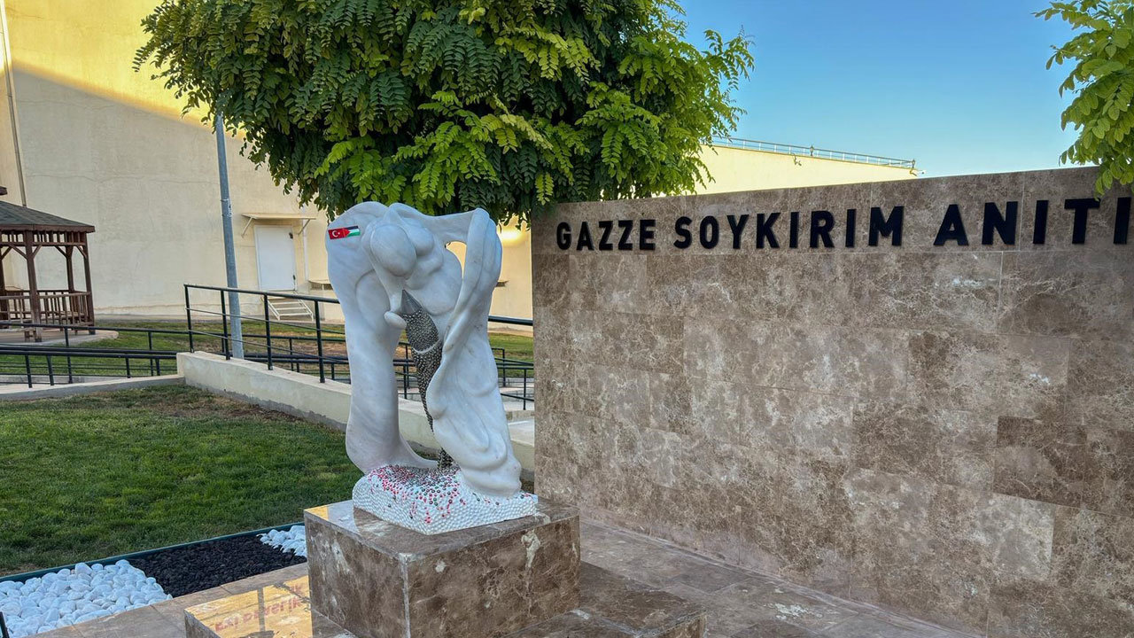 Foto - Ölen çocuklara adandı! Gazze’de katledilenler için Mardin’de anıt