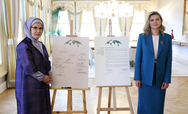 Foto - Olena Zelenska'dan Emine Erdoğan'a teşekkür mesajı