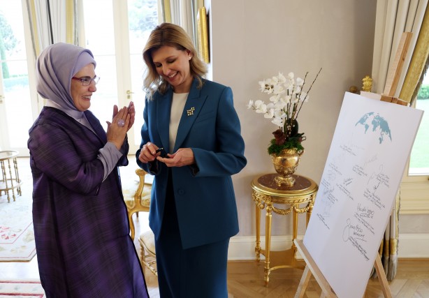 Foto - Olena Zelenska'dan Emine Erdoğan'a teşekkür mesajı