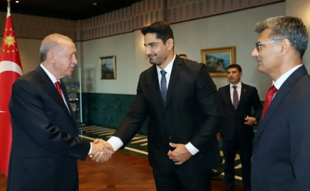 Foto - Olimpiyatta derece almışlardı! Erdoğan sporcu askerleri ağırladı