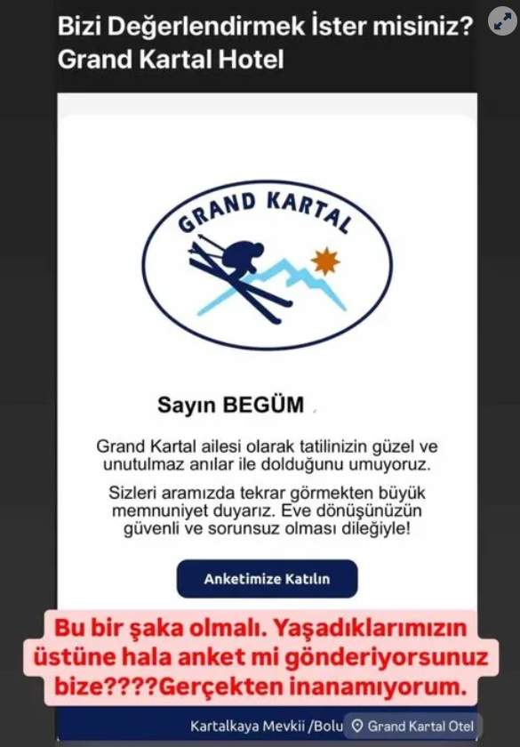 Foto - Ölüm otelinden akla ziyan paylaşım! ‘Bizi değerlendirmek ister misiniz?’