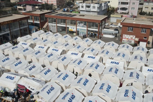 Foto - On binlerce kişilik çadır kent havadan böyle görüntülendi