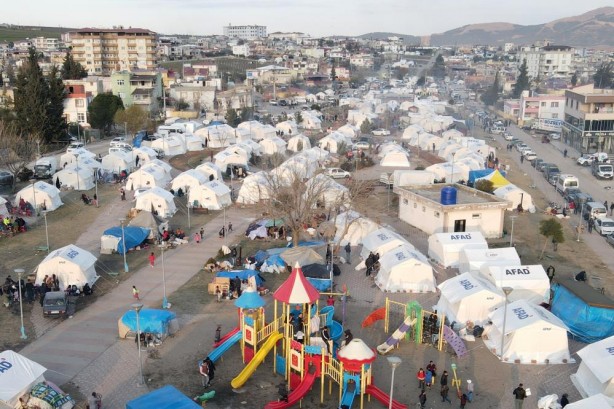 Foto - On binlerce kişilik çadır kent havadan böyle görüntülendi