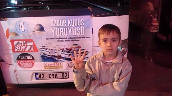 Foto - Onbinlerce Müslüman Mavi Marmara ve Filistin için yürüdür