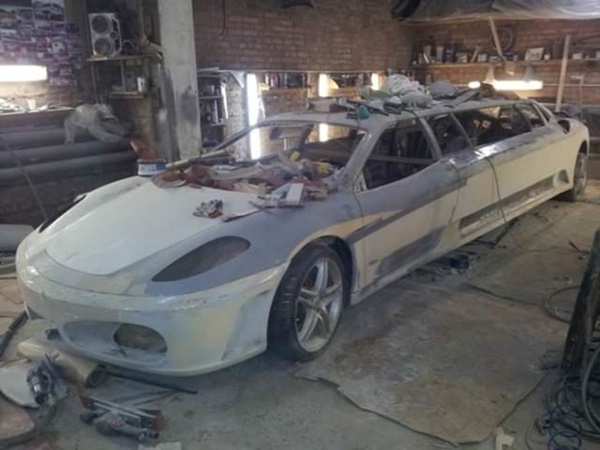 Foto - Önce Limuzin'e sonra Ferrari'ye çevirdi