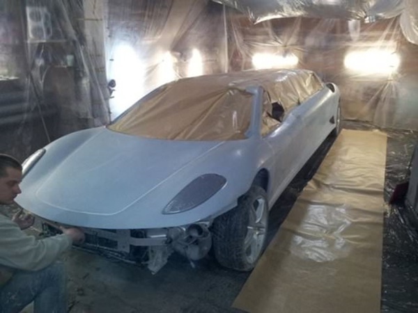Foto - Önce Limuzin'e sonra Ferrari'ye çevirdi