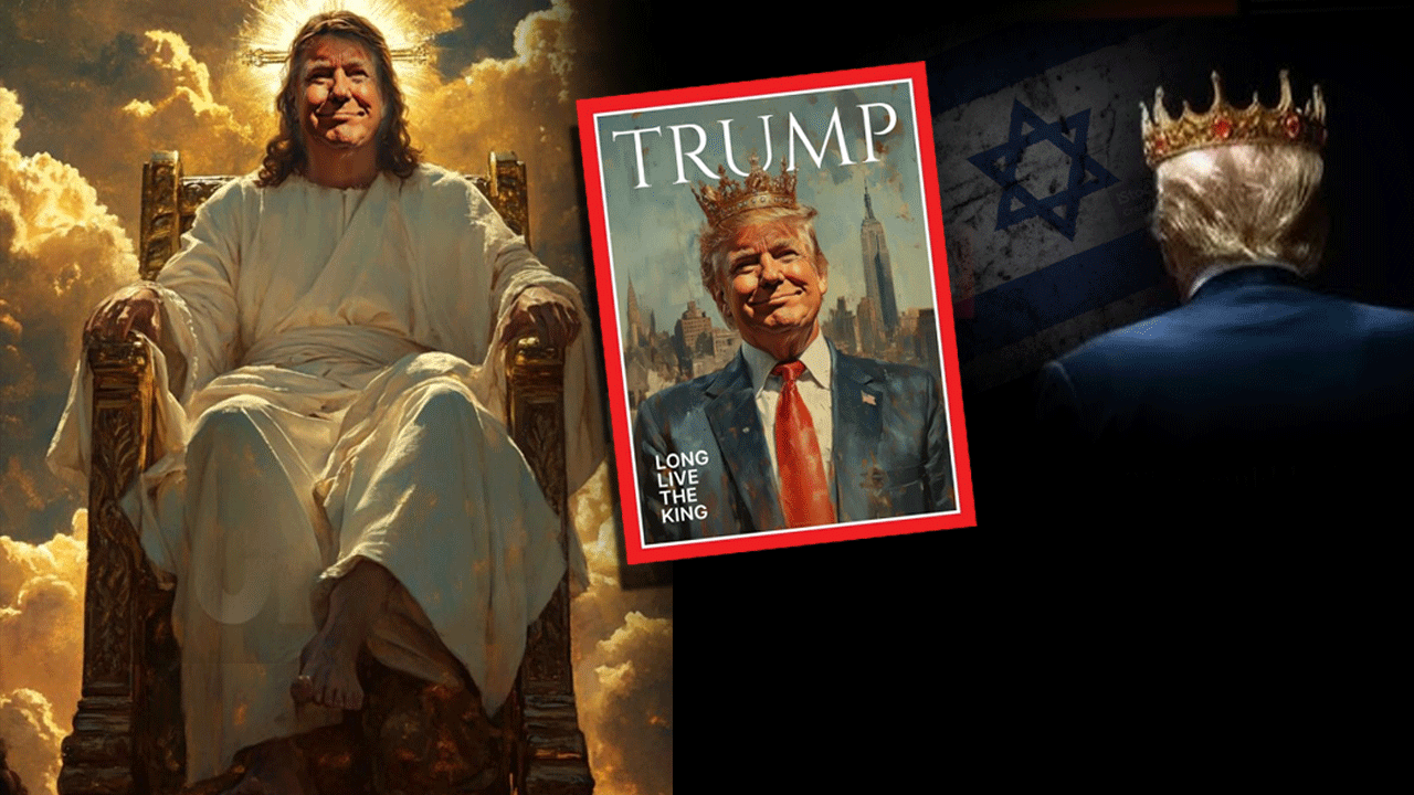 Önce Mesih sonra da Kral yaptılar! İsrailoğulları Trump’ı böyle zehirledi!